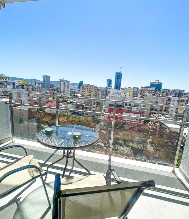 Skyline Sunset City Center Tiran Dış mekan fotoğraf